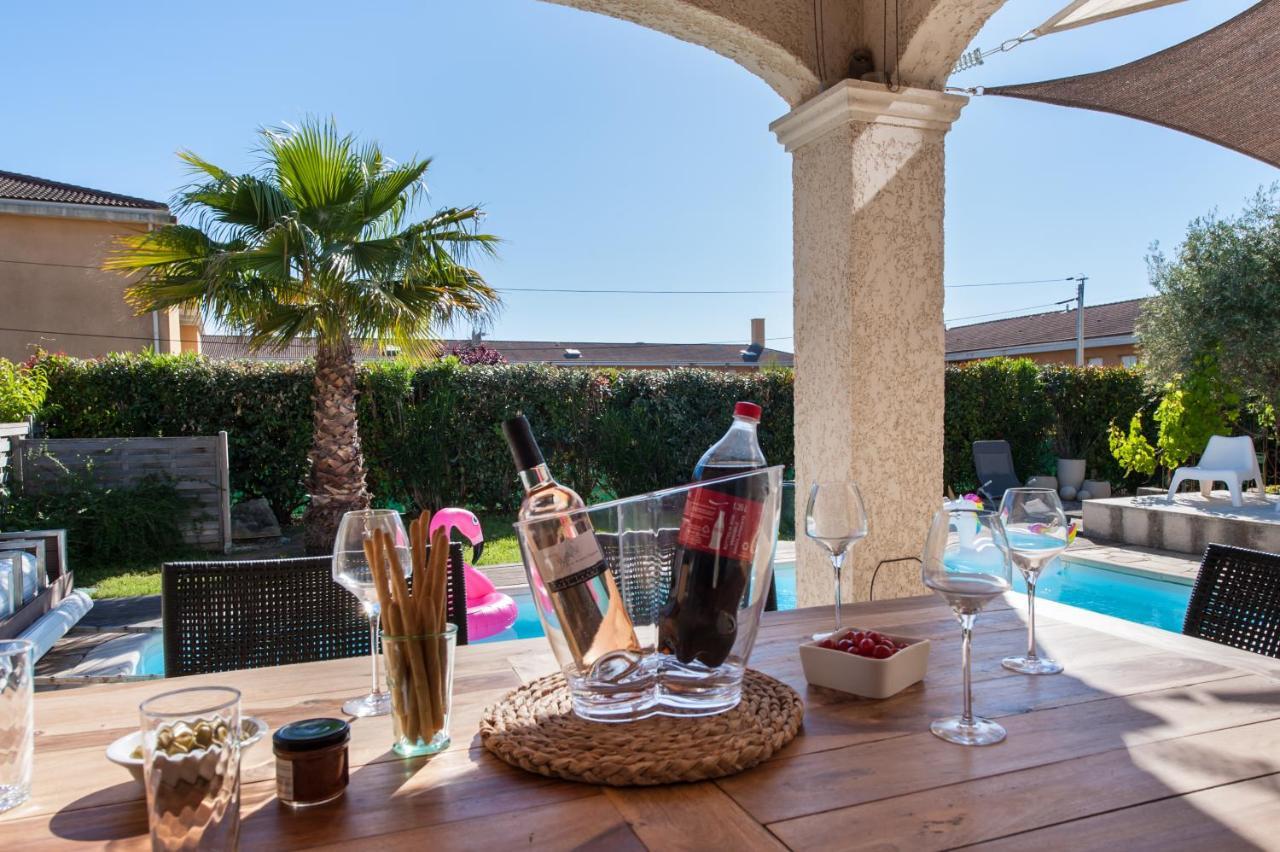Villa Deidiere 6Pers/Piscine/Petanque/Clim Saint-Cyr-sur-Mer Exteriör bild