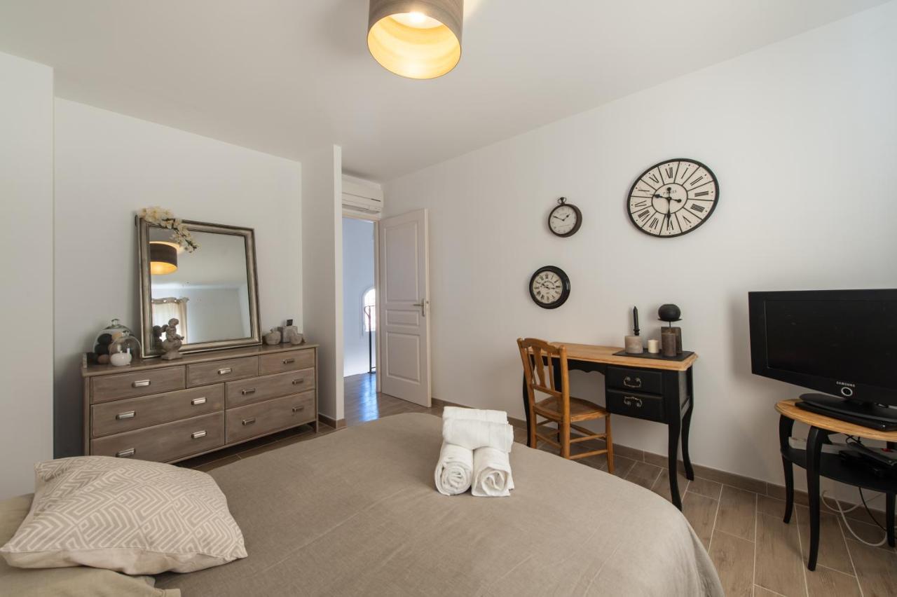 Villa Deidiere 6Pers/Piscine/Petanque/Clim Saint-Cyr-sur-Mer Exteriör bild
