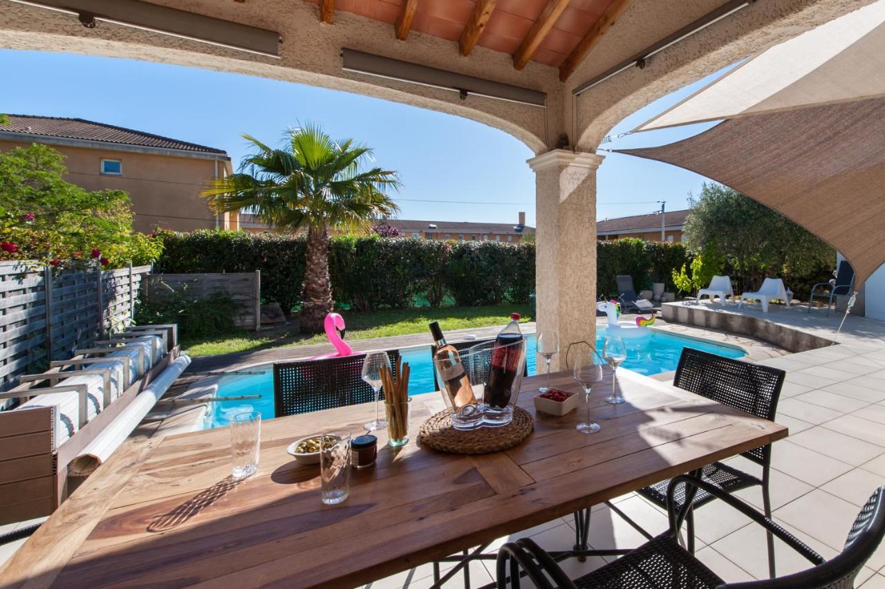 Villa Deidiere 6Pers/Piscine/Petanque/Clim Saint-Cyr-sur-Mer Exteriör bild